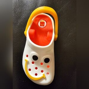 McDonald's Happy Meal 2024 White & Yellow Croc Toy NWOT
